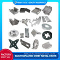 Electroplated sheet metal parts